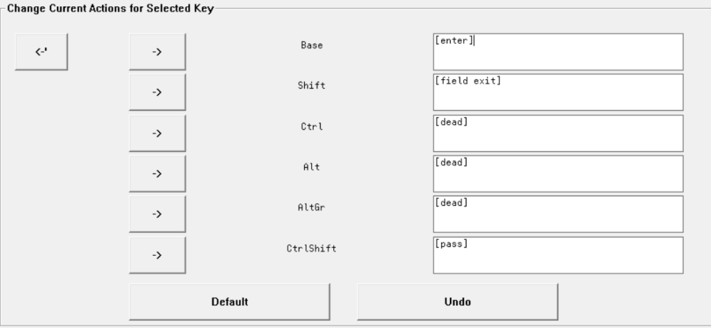 What the settings should be if you prefer numpad enter to function as the enter key